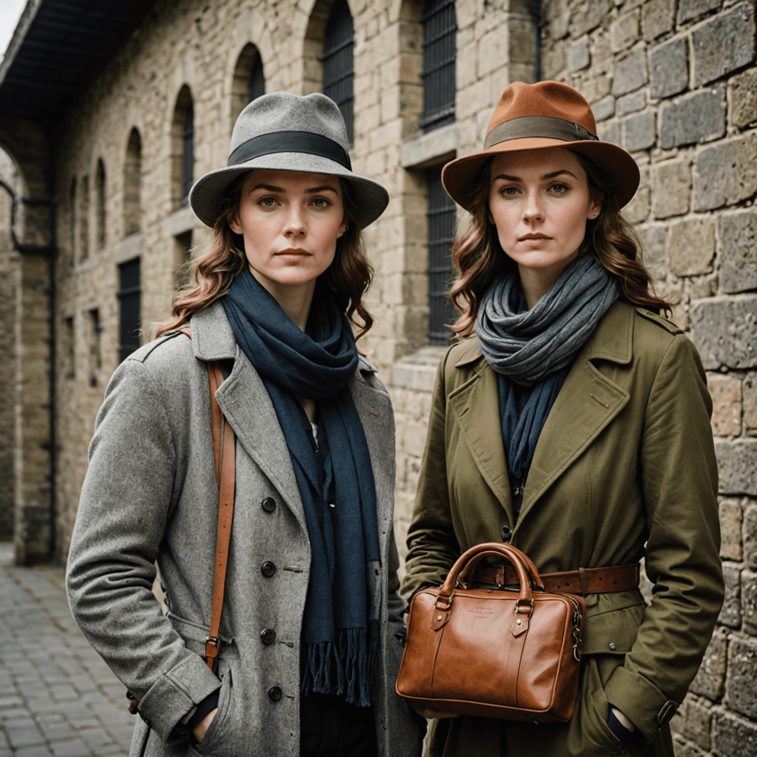 Range of Kilmainham Gaol-inspired accessories including hats, bags, and scarves